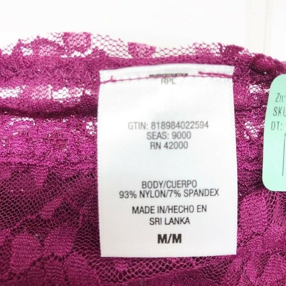 (C-28) Medium Purple 2 Pack Brief Panties Floral - Picture 2 of 3